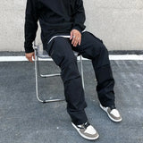 Riolio  Stretch Trousers Man Casual Straight Cargo Pants for Men Baggy Emo Cheapest Korean Style High Quality Long Slacks Luxury Fashion