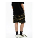 Riolio  American High Street Retro Multi-pocket Work Camouflage Casual Shorts