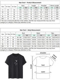 Riolio Cotton T-shirt for Men Birds Pattern Short Sleeves Round Neck Tee Unisex Streetwear Slight Stretch Essential Tops Z5088247