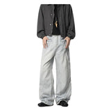 Riolio  JEANS MEN 2025 New Jeans Patchwork Baggy Loose Streetwear Trousers Hip Hop Floor Length Pants Trendy Youth Fashion Casual Denim