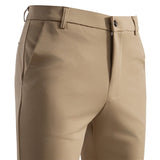 Riolio Summer Spring Male Casual Pants Business Suit Pants Khaki Classic Men's Dress Pants Flexible Office Clothes