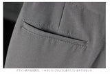 Riolio New Fashion Male Suit Pants Light Luxury Draped Cropped Button-down Business Casual Pants Premium Slim-fit Elegant Dress Trouser