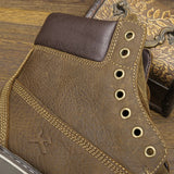Riolio Genuine leather Men Boots Comfortable Fashion Brand Ankle Boots
