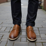 Riolio  Men Sneakers Fashionable comfortable leather shoes men casual shoe