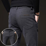 Riolio  Summer New Thin Breathable Versatile Casual Pants Men's Solid Button Zipper Pockets Patchwork Fashion Korean Straight Trousers