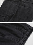 Riolio  Baggy Jeans Men's Oversize Cargo Korean Black Wide Pants Streetwear Hip Hop Harajuku Male Fashion Straight Denim Pants