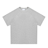 Riolio Men Loose Fit T-Shirt Round Neck Classic Casual Summer Cotton Tee Minimalist Basic Undershirt  Fashion Comfort Breathable Top