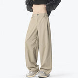 Riolio  Black Casual Pants Men Fashion Oversized Wide Leg Pants Men Streetwear Korean Loose Straight Pants Mens Baggy Beige Trousers