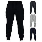 Riolio Mens Joggers Casual Pants Fitness Men Sportswear Tracksuit Bottoms Skinny Sweatpants Trousers Black Gyms Jogger Track Pants