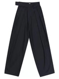 Riolio  Wide Leg Men's Suit Pants Spring Autumn Thin Loose Magic Tape Drape Long Trousers Casual Youth Trend  Color