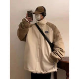 Riolio  American street style autumn and winter men and women trendy personality couple thick loose casual retro Harajuku jacket top y2k