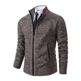 Riolio New fashion men's knitted sweater cardigan Joker comfortable warm casual coat