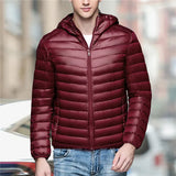 Riolio Men Autumn Winter Fashion Short Puffer Jackets New Arrival Ultralight Down Coat Portable Packable Down Jacket