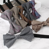 Riolio  2PCS Neck Tie Set 8CM Top Cotton Floral Printed Necktie Fashion Block Flower Suit Ties For Men Shirt Handkerchief Wedding Cravat
