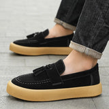 Riolio  New autumn men's bean shoes British style loafers fashionable men's casual single shoes