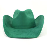 Riolio  Western Big Roll Brim Cowboy Hat Top Cap for Men Women Pink Cowgirl Hat Felt Fedora Hats Outdoor Riding Sun Hat