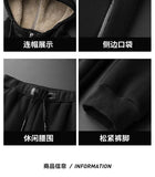 Riolio Winter Soild Color Men's Sets Thick Fleece Two Pieces Set Mens Set Warm Cashmere Tracksuit Outerwear Casual Brand Clothing