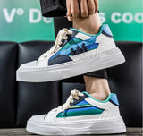 Riolio  New color blocked men's board shoes youth college style men's sports shoes spring and autumn single shoes
