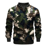 Riolio  Spring Autumn Men's Camo Bomber Jackets Fashion Men MA-1 Pilot Baseball Uniform Coats Mens Sports Windbreaker Jacket Clothing