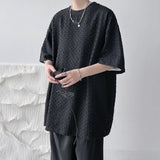 Riolio  New Summer Men's Ripped Hole T Shirt Fashion T Shirt Mens Oversized Hip Hop Short Sleeve Mens Streetwear Casual Top Tees