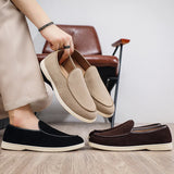 Riolio  Fashion plus size men's casual single shoes with soft soles foot covers lazy shoes men's board shoes