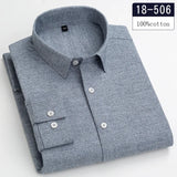Riolio  Luxury high-quality100%cotton houndstooth full shirts for men slim fit Casual shirt long-sleeve plaid soft designer clothes ropa