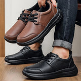 Riolio  Men's  Shoes with Multi-color Soles and Shallow Toe Slip-on Style for Spring and Autumn High-quality Casual Shoes