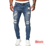 Riolio Jeans Men Pants Wash Solid Color Multi Pockets Denim Mid Waist Cargo Jeans Plus Size Fahsion Casual Trousers Male Daily Wear