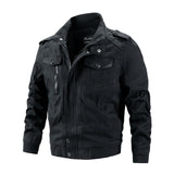 Riolio Thick Jacket Men's Workwear Jacket Fashionable and Trendy Casual Jacket Cold Resistant Jacket Windproof Warm Men's Casual Jacket