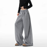 Riolio  Mens Relaxed Fit Trousers Plaid Design Straight Leg Casual Pants Soft Wrinkle Resistant Fabric Youth Fashion Comfort Wear