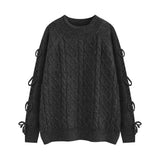 Riolio Harajuku Japanese Retro Sweater Round Neck Men Pullover Knitwear Tops Autumn Winter New in Casual Loose Women Clothes Y2k Korean