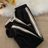Riolio New Baggy Striped Corduroy Sweatpants Autumn Men Casual High Street Harem Trousers Gym Y2K Vintage pantalones de mujer