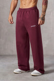 Riolio American Style New Men's Sports Pants Spring Autumn Outdoor Jogging Muscle Fitness Embroidered Straight Casual Long Pants