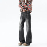 Riolio Wide leg jeans Men 2025 Autumn trend Casual Pantsbell-bottoms unisex washed Jeans Skinny Work Trousers Male Jeans Men Clothing