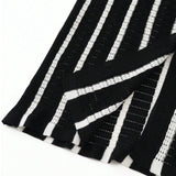 Riolio New British Business Men Striped Polo Shirt Light Luxury Hollow Out Knit Short Sleeve  T-shirts Loose Breathable Knitwear S-2XL