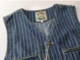 Riolio Waed Cotton Denim Vest American Casual Vintage Sle Button up Ameika Khaki oulder Pad Linen Pants Spring Season