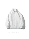 Riolio American Sle Men's Spring Oversize Baseball Jaet Stand Collar 's Coat Windproof Polyester Casual Outerwear