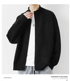 Riolio  New Japanese Popular Men Cardigan Jacket Luxury Trendy Turtleneck Knitted Zip-up Long Sleeve Sweater Coat Premium Knitwear M-3XL