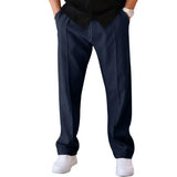 Riolio  Spring Summer Men Fashion Trousers Loose Casual Pants Breathable Sport Gym Trousers Oversized Joggers Straight Pants Man Clothes