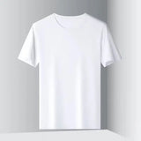 Riolio Men's Summer Lightweight Breathable Long Sve Casual Sun Protection Clothing Qui Dry round Ne T-irt for Youth Daily Use