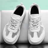 Riolio  Size 48 Fashion Casual Soles Wide Toe Shoes Comfortable Barefoot Shoes Minimalist Men Running Sneakers Mesh Breathable Sport