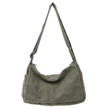 Riolio  Men'S Minimalist Large Capacity Messenger Bag, Casual Shoulder Bag, Suitable for Vacation, Outdoor Activities, Daily Commuting
