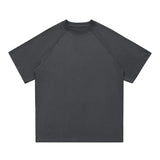 Riolio Men Loose Fit T-Shirt Round Neck Classic Casual Summer Cotton Tee Minimalist Basic Undershirt  Fashion Comfort Breathable Top