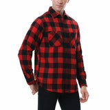 Riolio  English Style Vintage Men Clothing Plaid Shirt Spring Autumn New Harajuku Long Sleeves Streetwear Fashion Business Casual Tops