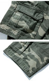 Riolio Men's New Elastic High Waist Pocket Loose Five-point Casual Camouflage Work Shorts