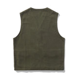 Riolio Spring  Cotton high street American style classic denim vest for men Sleeveless casual waistcoat men's casual vest
