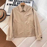 Riolio Spring New Arrival ex Vintage Denim Jaet Detroit Retro Outerwear Breathable Long Sve Zipper Closure Casual Coat