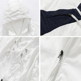 Riolio  Summer Men's Ultra-Light Skin Jackets Outdoor Men Sunscreen Thin Breathable Hooded Coats Quick Dry Men Fishing Jackets Clothing