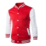 Riolio Fashion Slim Fit Baseball Men's Coat Personalized Casual Sports Male Jacket  New Printed Stand Up Collar Cardigan Outwear