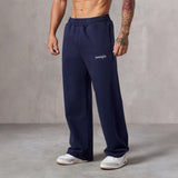 Riolio American Style New Men's Sports Pants Spring Autumn Outdoor Jogging Muscle Fitness Embroidered Straight Casual Long Pants